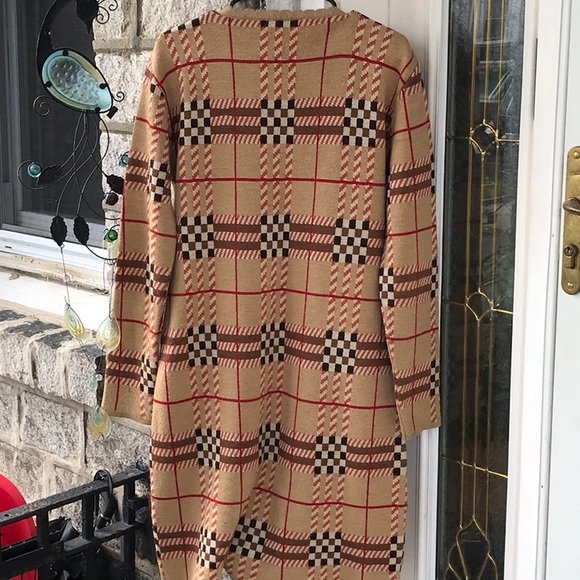 Designer inspired print knit dress - Picture 4 of 4